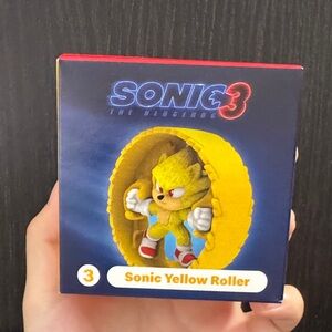 McDonald's Sonic Yellow Roller Action Figure
